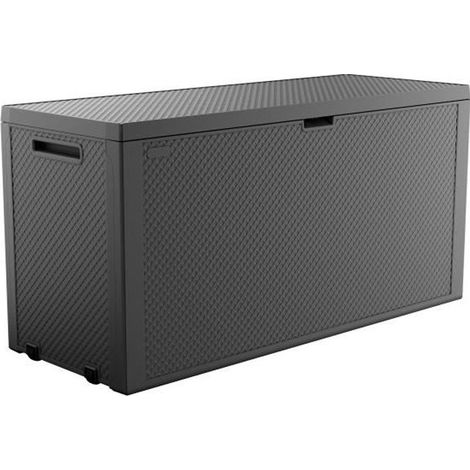 KETER Coffre de jardin Emily 277L - Gris anthracite