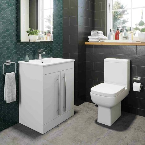 Amelie Toilet and 600mm Aurora Vanity Unit (1/5)