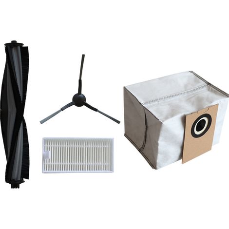 Accessories for balai Mi Alpha 2pro/VXVC15-JC: brosse rotative, brosse latérale, filtre latéral, grille de filtration, sac poubelle (1/5)