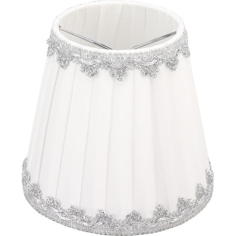 Set aus 6 Stofflampenschirmen im modernen und minimalistischen Stil, für Kronleuchter oder Tischlampen, ideal für das Wohnzimmer. (1/5)