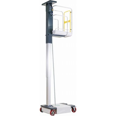 STOCKMAN motorisierte Mini-Vertikalmastbühne Arbeitshöhe bis 4950 mm - MA50SF