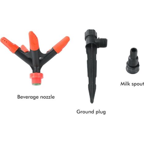 Arroseur de Jardin Rotatif 360° Automatique pour Pelouse et Terrasse, Système d'Arrosage Extérieur (1/5)
