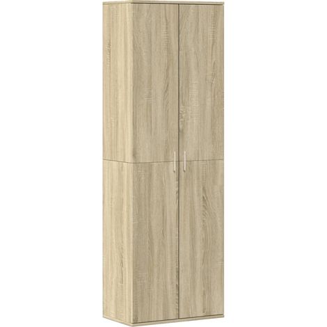 Highboard Sonoma Oak 60x35x180 cm Engineered Wood vidaXL
