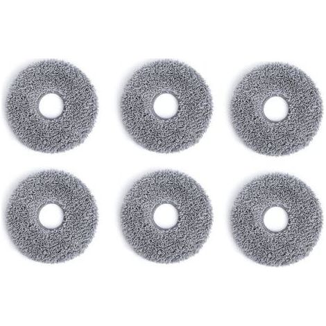 6 lingettes de nettoyage lavables et réutilisables pour aspirateurs robots DEEBOT T30 PRO OMNI / T30 OMNI, accessoires d'origine (1/5)