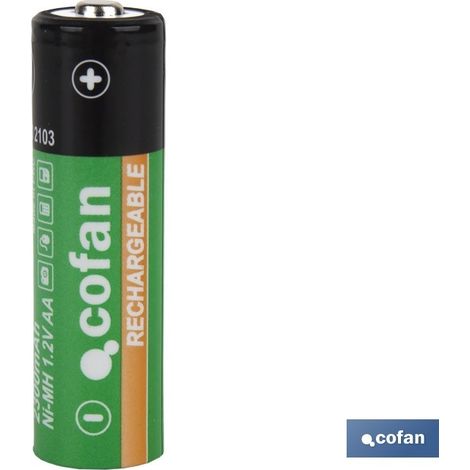 Blister de 4 piles rechargeables AA 2300mAh Ni-MH (1/2)