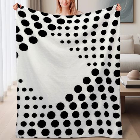 Couverture de lit en polaire, microfibre douce et confortable légère pour le printemps, décoration intérieure, cadeau pour femmes et hommes, 6080 pouces (1/4)