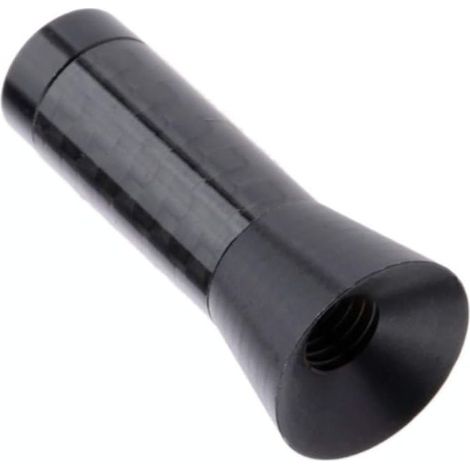 Carbonfaser-Autoantenne, Universal-Autoantenne, Mini-Kurzantenne 3,5 cm für Autoradios zur Unterdrückung statischer Elektrizität, Verbesserung des AM/FM-Signals (Schwarz) (1/3)