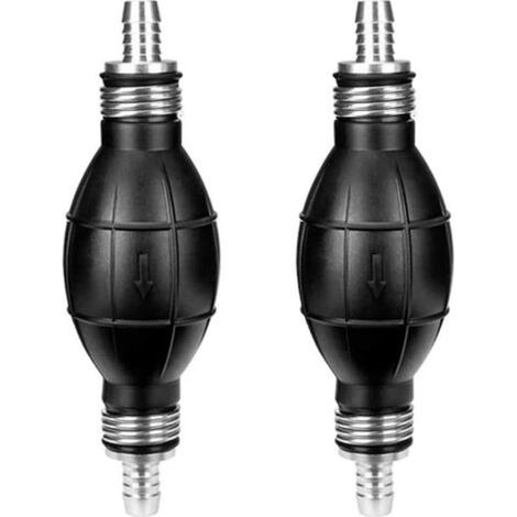 Pompe À Main Carburant - 10 mm - Pour Amorçage Moteur Diesel Voiture Moto Bateau - Fonction Unidirectionnelle - 2 Pièces (1/5)