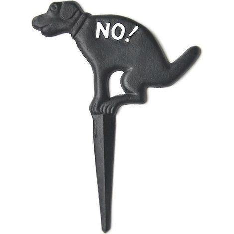 Gartenschilder gegen Hundekot - Gartendekoration für Gärten und Rasenflächen mit Welpen - Gartendekorationen - Rasendekorationen (1/5)