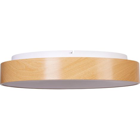 LED Deckenlampe BRAGOTO mit Dimmer Metall Hellbraun