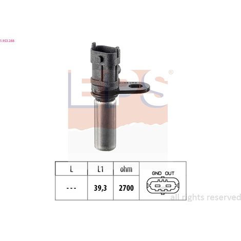Capteur d'angle, vilebrequin EPS 1.953.288 FIAT 10 456 604 10456604 12 38 938
