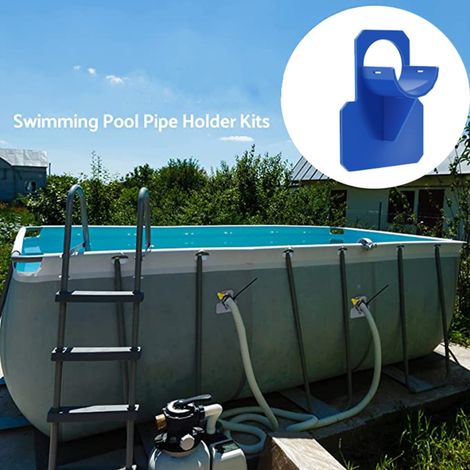 Lot de 2 supports de tuyau de piscine, colliers de serrage, accessoires de piscine (1/5)