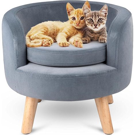 maxxpro Canapé pour animaux Gris H36xl40.5xL40.5cm (1/5)
