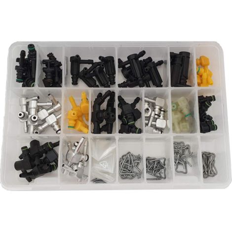 COFFRET ASSORTIMENT CONNECTEURS DE RETOUR INJECTEURS