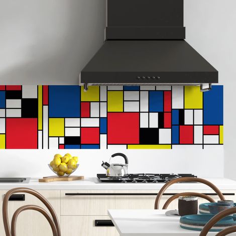 Crédence Adhésive Mondrian 100 x 40 cm (1/5)
