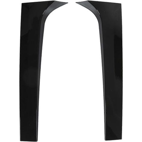 Paire de vitres latérales arrière noires brillantes de remplacement pour Mercedes-Benz Classe GLK X204 2009-2015 (1/4)