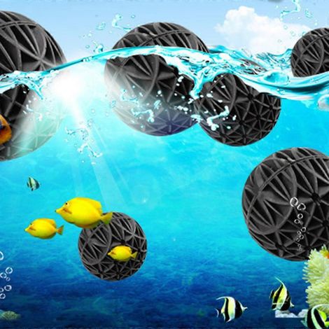 Bio-balles de 1,5 cm pour aquarium, bassin à carpes koï, kits de filtration externe (1/4)