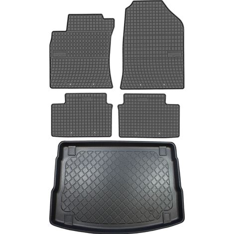 Hyundai i30 III PD Hatchback (à partir de février 2017) - Jeu de tapis de sol en caoutchouc + tapis de coffre