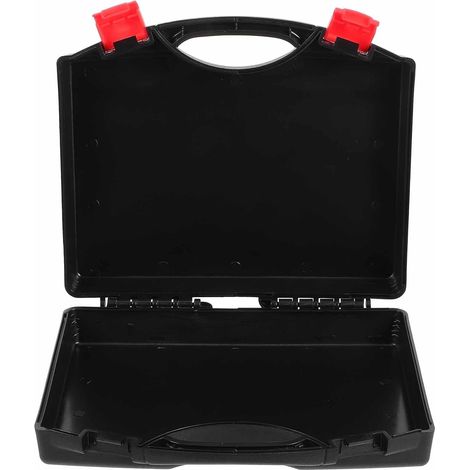 Boîte de Rangement pour Forets et Pièces en Pp Noir, Compacte Compartiments Intégrés, Structure Imperméable, pour Réparations Domestiques et Projets DIY (1/5)