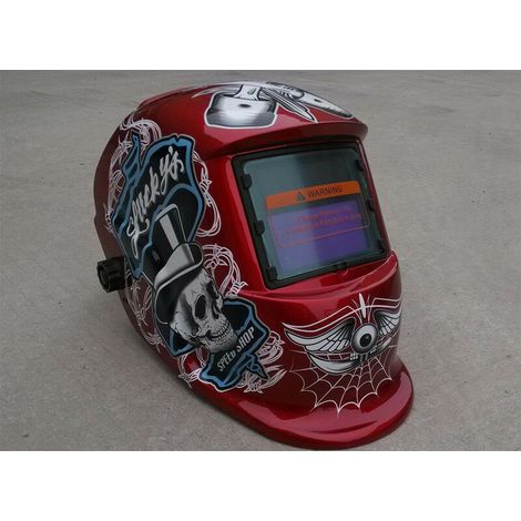 RHG Masque de soudure solaire auto-variable - Modèles personnalisés appliqués - Masque de soudure à l'arc sous argon - Chapeau de soudure (1/5)