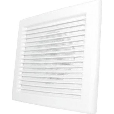 Dospel  Grille de ventilation DL/135 - Blanche - Esthétique et efficace - Protection insectes (1/5)