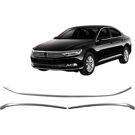 Molduras cromadas del parachoques delantero Volkswagen Passat B8 2015-19 (1/5)