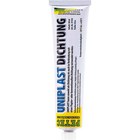 Petec 97510 Dauerplastische Universaldichtung UNIPLAST blau - 80ml Tube (1/5)