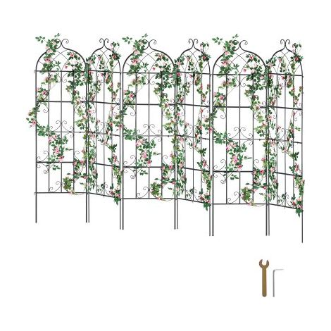 Treillis jardin pour plantes grimpantes - 51 x 180 cm (1/5)