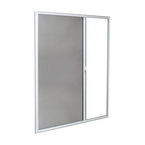 Volet Moustiquaire – Moustiquaire enroulable latérale en aluminium H220 cm x L130 cm – Toile en fibre de verre imputrescible – Protection anti-insectes efficace