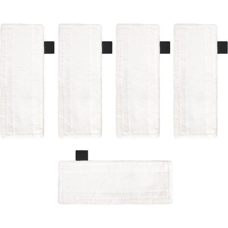 Chiffon Microfibre - Pour Nettoyeur Vapeur EasyFix SC1 SC2 SC3 SC4 SC5 - 350 x 120 mm - Lavable Réutilisable - Lot de 5 (1/5)