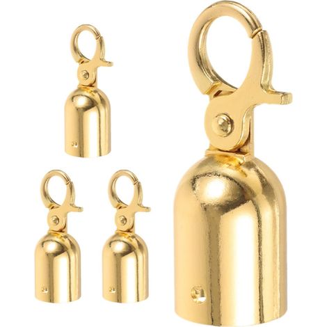 Steel Gold Hook Cord Closure 4 Pieces Elegant Design and