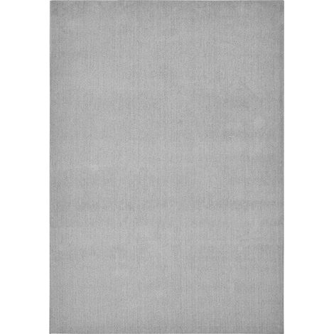 Monochromer rechteckiger Wohnzimmerteppich Elegance GRI102