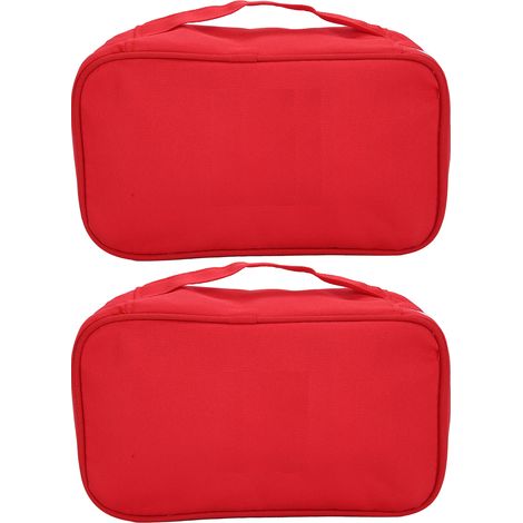 2 pièces Sac de Rangement Médical Nylon Portable pour Premiers Secours d'Urgence Extérieur (1/5)