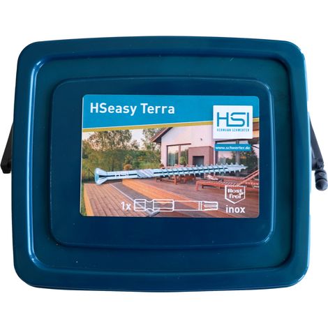 HSeasy Terra Terrassenschrauben TX 25 Ø 5,0 x 80 mm - 200 Stk. Terrassenschraube
