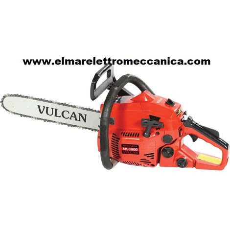 Motosega a scoppio 2 tempi VULCAN MS3800 1,2 KW Barra 35 cm 37,2 cc