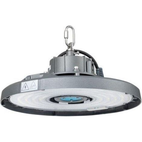 Suspension Industrielle 100W HighBay UFO Haut Rendement 180lm/W IP65 Garantie 5 Ans - Blanc Froid 6000K - 8000K - SILAMP (1/4)