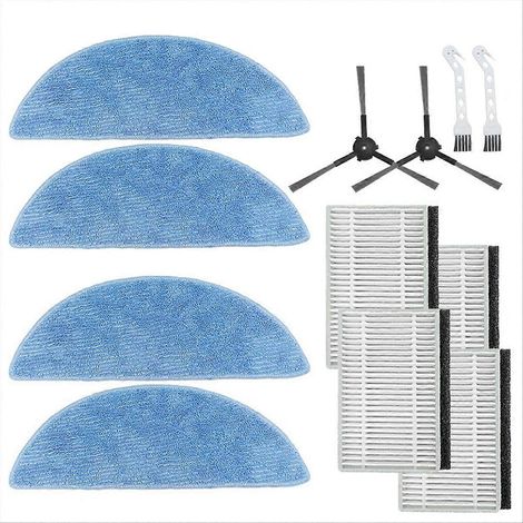 Brosse de rechange pour aspirateur robot YeediY1 Plus : filtre et chiffon de nettoyage latéraux. (1/5)