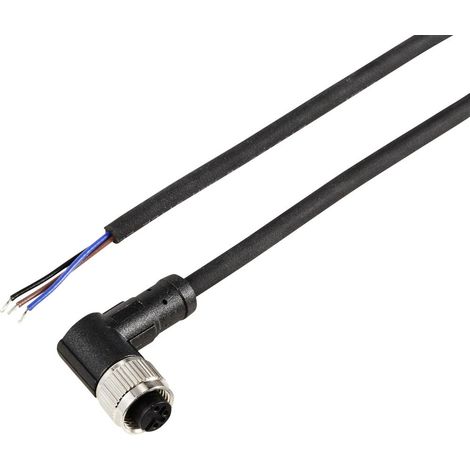 TRU COMPONENTS TC-12833124 Cavo di collegamento per sensore o attuatore M12 Giunto angolare 2 m Numero di poli: 3 1 pz. (1/3)