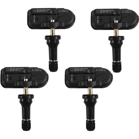 Capteur auto TPMS Tire Pressure Monitoring System 68186575AA pour Dodge RAM Jeep Cherokee 434MHz 4 Pcs