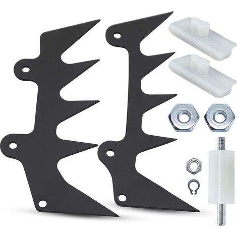 Felling Dog Spikes for Stihl 029 039 MS290 MS390 MS310 Chainsaw, Bumper Spike for Stihl MS261 MS270 MS280 MS271 MS291 MS311 MS391 Chainsaws Inner & Outer Bucking Spike Catcher Set Black Coated (1/5)