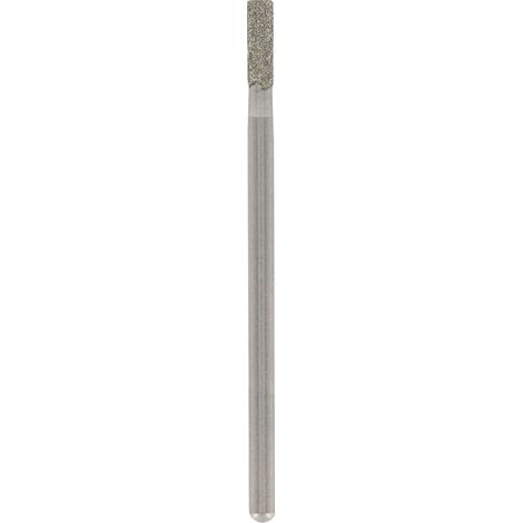 Fraise diamantée Dremel 7122 - jeu d'accessoires pour outil multifonction avec 2 fraises diamantées ø 2,4 mm pour les travaux de gravure, de sculpture, de fraisage et de finition
