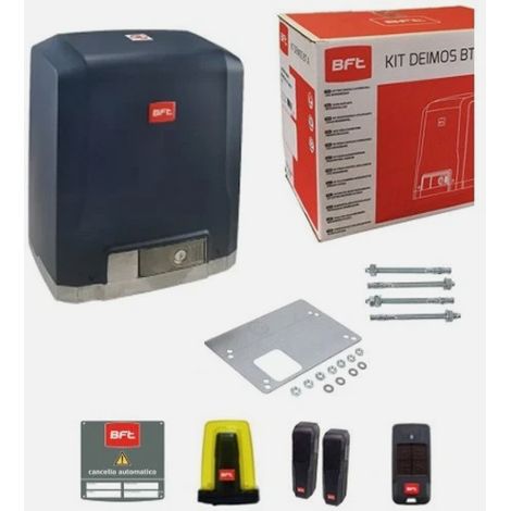 Kit d'automatisation BFT DEIMOS BT B400 2618183 24V 400 kg pour portails coulissants