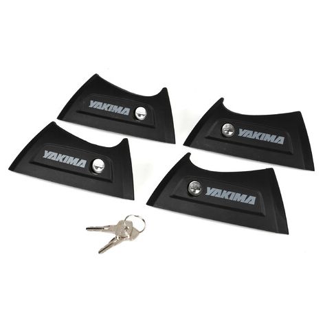 Cover ricambio 4 pz. per barre Yakima Thru e 2 chiavi Sks