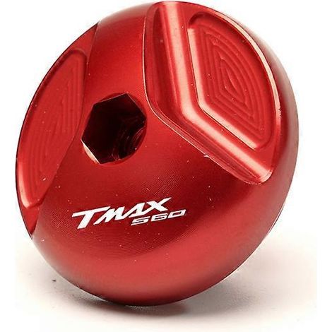Cache-vis d'huile modifiés en alliage d'aluminium MOWOK pour YAMAHA TMAX560 TECHMAX 18-20 ans (TMAX560 Rouge) (1/5)