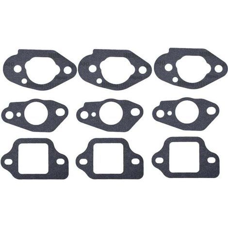 3 juegos compatibles con juntas de carburador para cortacésped Honda GCV135 GCV160 GCV190 GSV190 HRS216 HRT216 HRB216 HRR216 HRZ216, reemplaza 16212-Zl8-000 16221-883-800 (1/4)