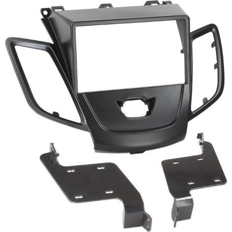 Kit integration 2 din compatible avec Ford Fiesta noir sans ecran origine
