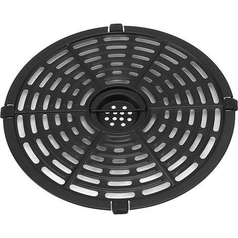 Panier de rechange pour friteuse avec pinceau en silicone, manchon en silicone, plaque ronde antiadhésive pour cuisine restaurant 20 cm / 7,9 in (1/5)