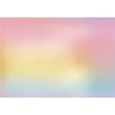 Papier peint mural dégradé pastel rose enfant intissé grand format design intérieur chambre fille pas cher 400x280 cm