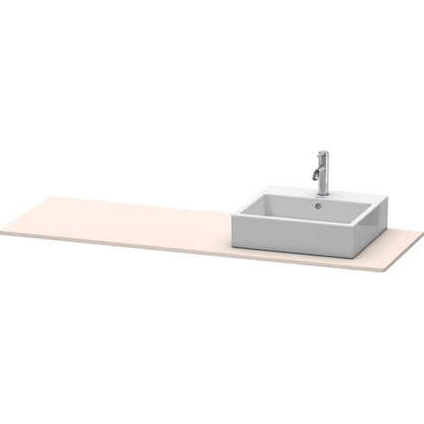 Console Duravit XSquare, 1 découpe à droite, 1600x16x550mm,