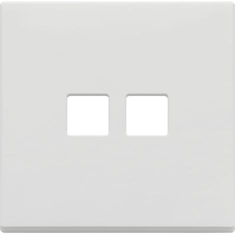 VIMAR - 22682.2.01 Placa plana 2Mx2, Blanco mate